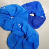 Giant Scrunchie - Cloudy Blue bow - simplment